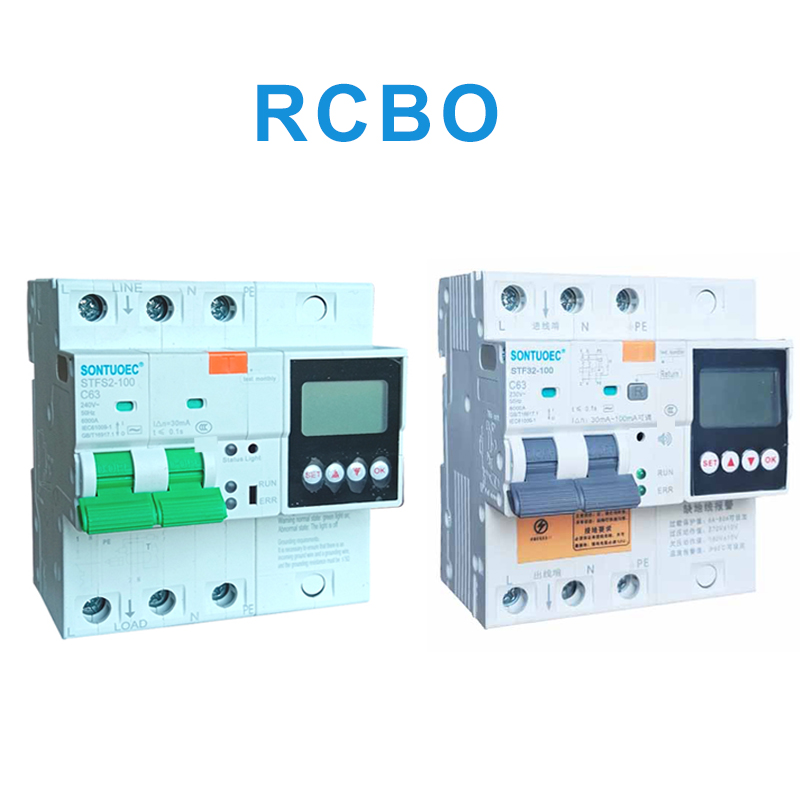 100A 2p 4p Багатофункціональний RCBO
