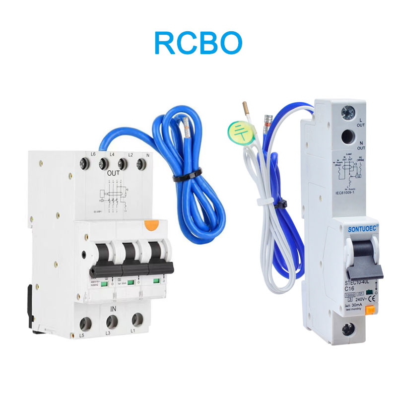 6ka 3p+n вимикач витоку A (AC) тип rcbo з кабелем