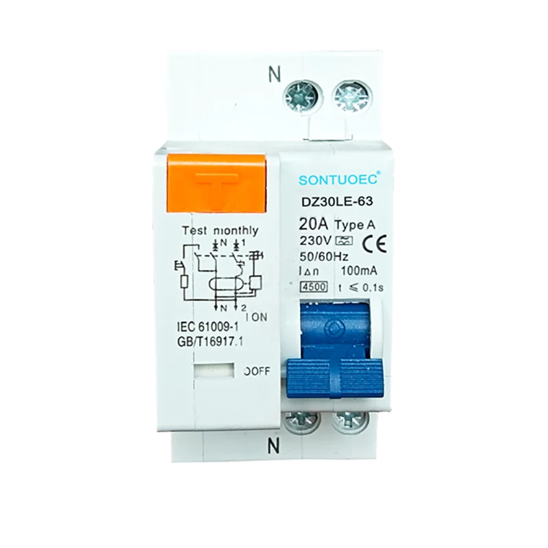 1p+n електронного типу rcbo