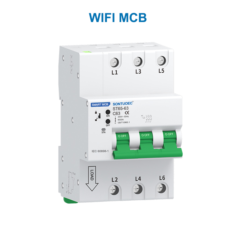 Wi -Fi RS485 Багатофункціональний IoT Intelligent MCB RCBO Intelligent Micro Cirture Breaker